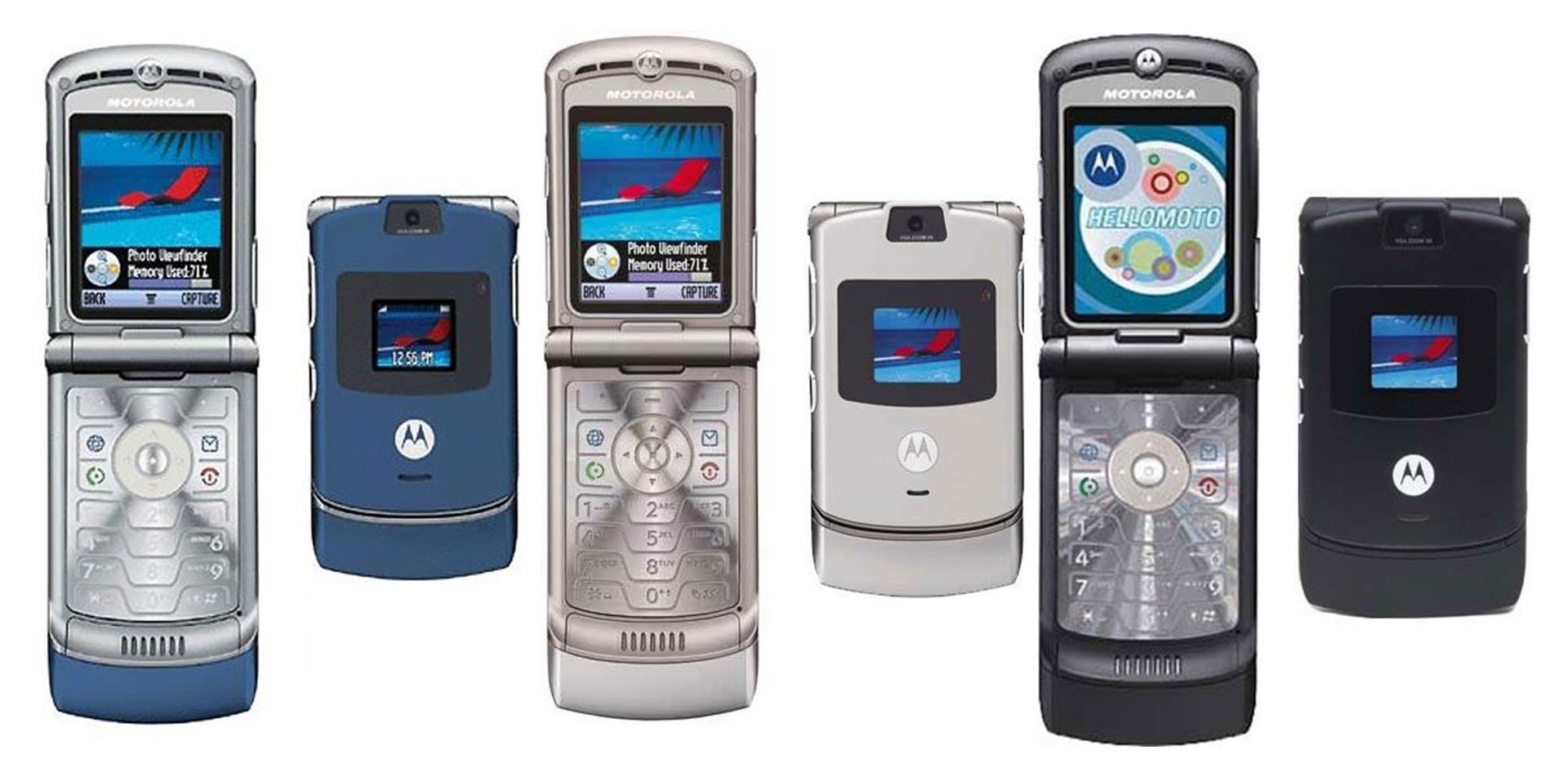 In 2004, Motorola launched the RAZR V3