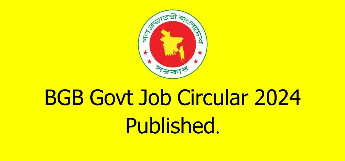 BGB Govt Job Circular 2024 Published